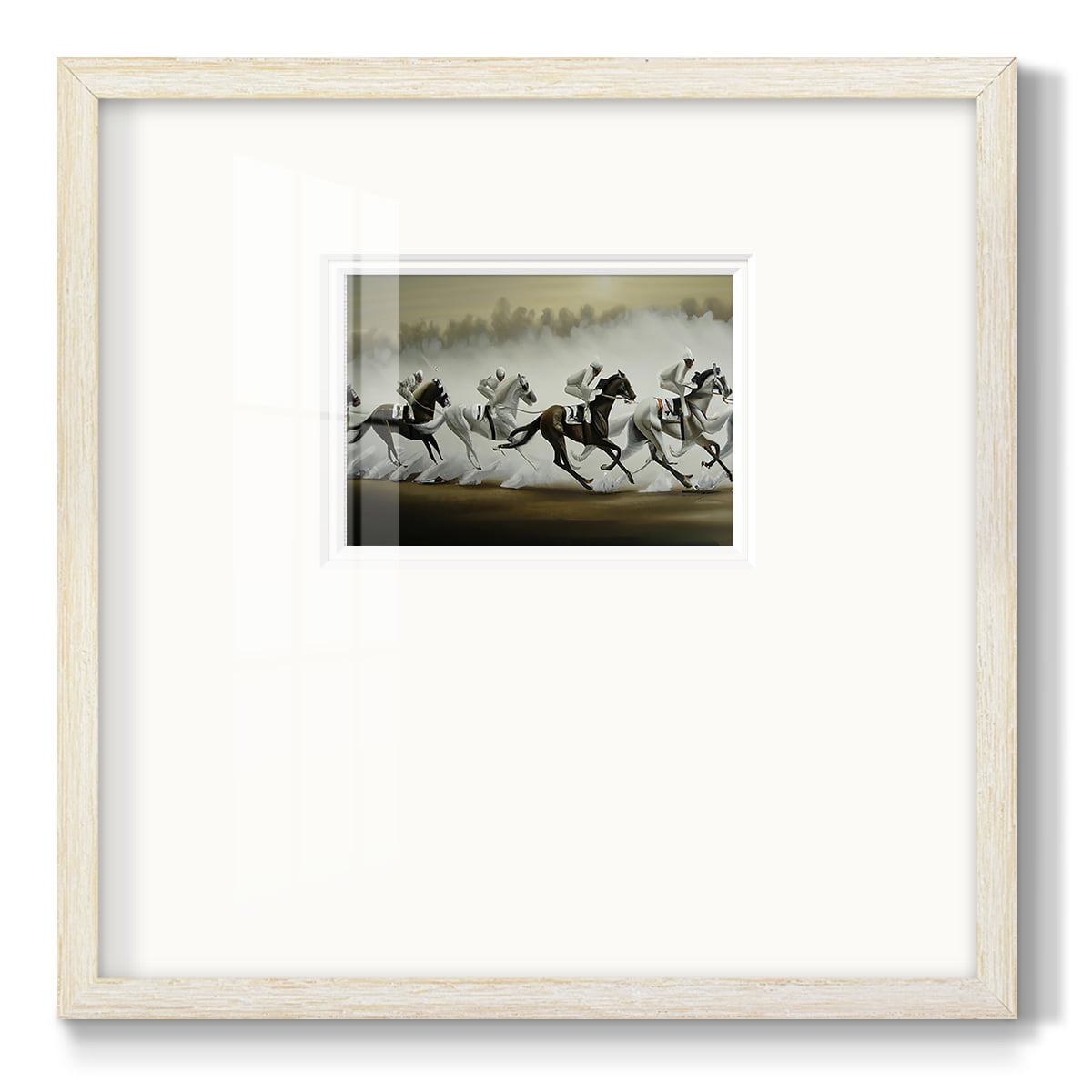 Dusty RacePremium Framed Print