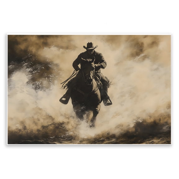 Stupell Industries Dusty Rodeo Cowboy Wall Plaque Art, design by Franklyn Gregory