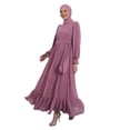 thumbnail image 1 of Dusty Rose - Crew neck - Fully Lined - Modest Dress - Refka, 1 of 5