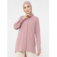 thumbnail image 1 of Dusty Rose - Crew neck - Tunic - Refka, 1 of 6