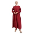thumbnail image 1 of Dusty Rose - Crew neck - Unlined - Modest Dress - Refka, 1 of 5