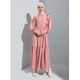 thumbnail image 1 of Dusty Rose - Modest Dress - Refka, 1 of 5