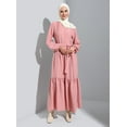 thumbnail image 1 of Dusty Rose - Modest Dress - Refka, 1 of 5