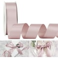 thumbnail image 1 of Dusty Rose Ribbon 1.5 inch Double Face Satin Ribbon Silk Like Ribbons 50 Yards Roll for Gift Wrapping Bows Making Floral Bouquet Wedding Invitations Decor Party Favor Craft Supplies, 1 of 15