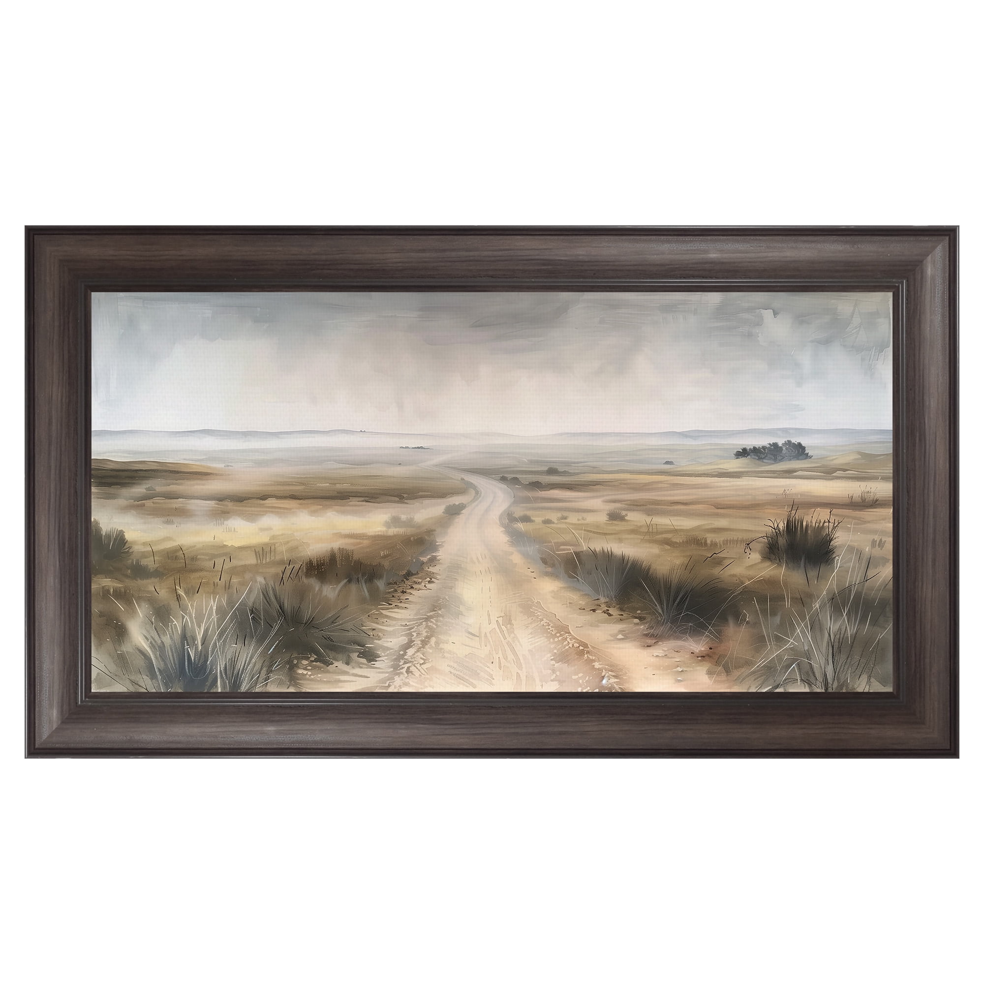 Dusty Trails Framed Canvas