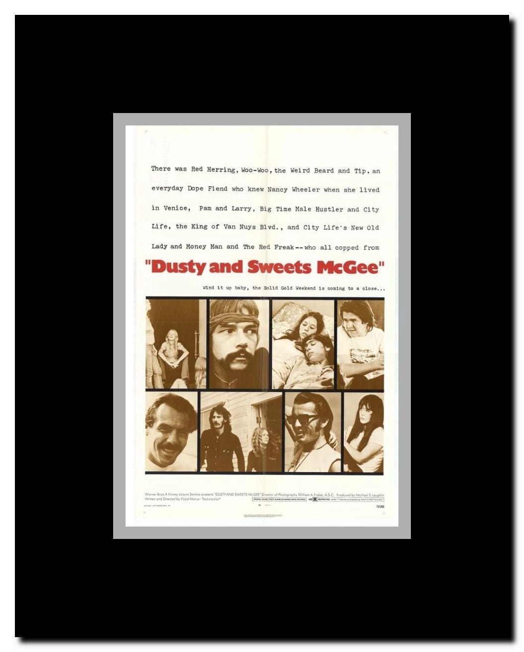 Dusty and Sweets McGee Framed Movie Poster