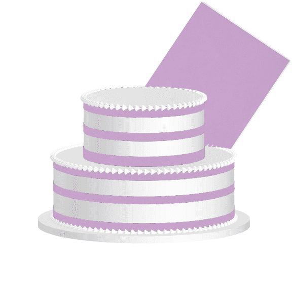 Dusty lavender Edible Frosting Sheet Premium Icing Sheet for Cakes, Cupcakes, Cookies & Dessert Decorating