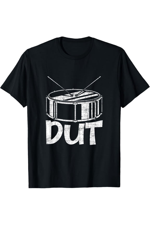 Dut - Snare Drum Marching Band Percussion Musician Drumming T-Shirt men and women can wear,black,white,creative gift