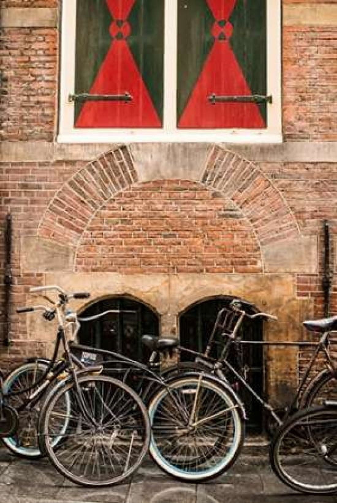 Dutch Bicyles Canvas Art - Erin Berzel (12 x 18)