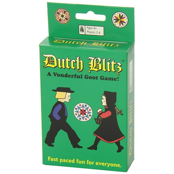 Dutch Blitz - Fast Paced Card Game for 2-4 Players Ages 8+, 160 Cards, Easy to Learn