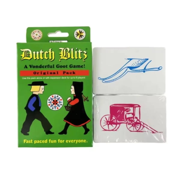 Dutch Blitz Original and extended combination, fast-paced card game suitable for everyone's fun, family game