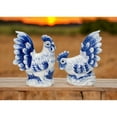thumbnail image 1 of Dutch Blue Ceramic Country Rooster Salt And Pepper Shakers, Farm and Ranch Decor, Gift for Mom, 1 of 6
