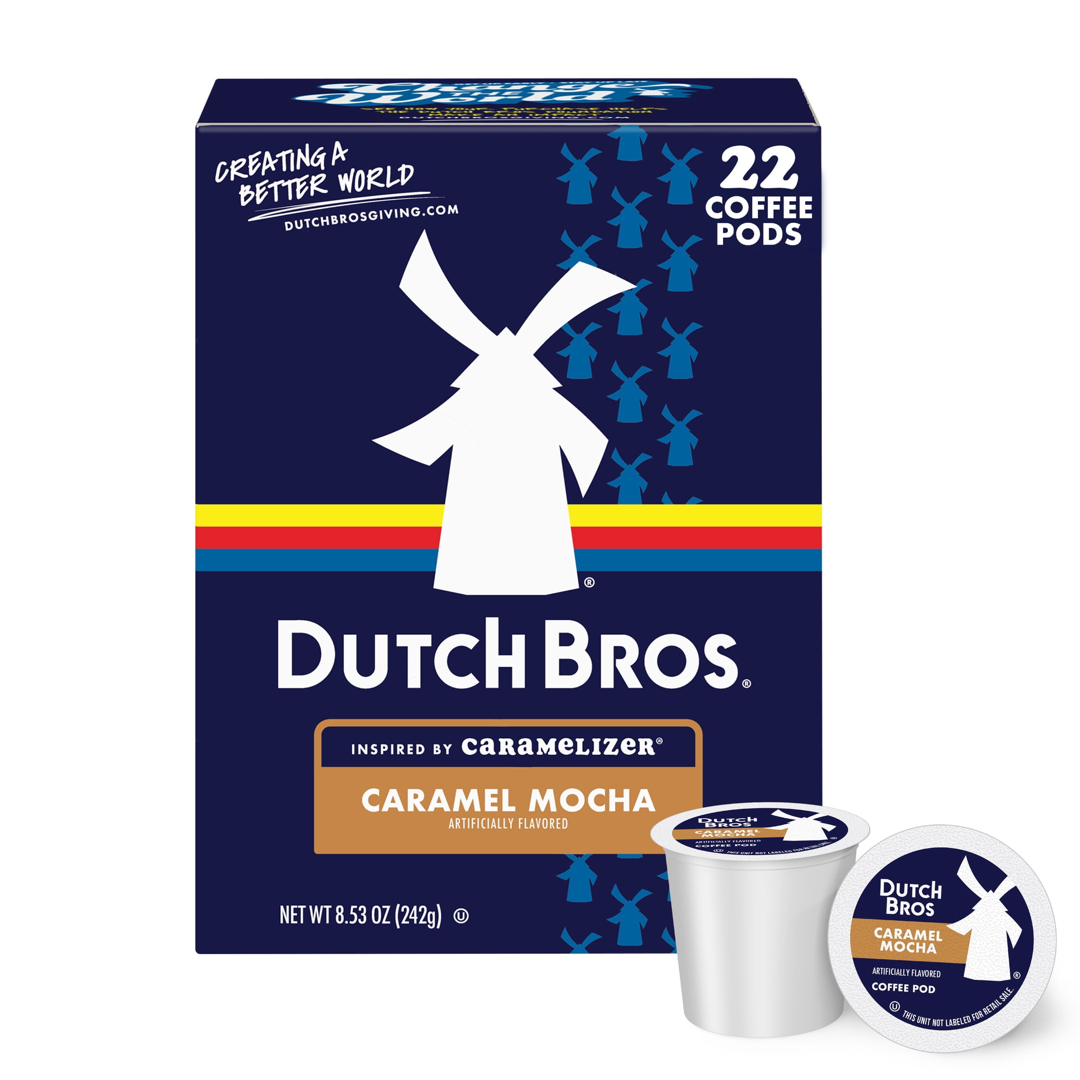 Dutch Bros Caramel Mocha Flavored Coffee Inspired by Caramelizer Dutch Bros Caramel Mocha Flavored Coffee Inspired by Caramelizer