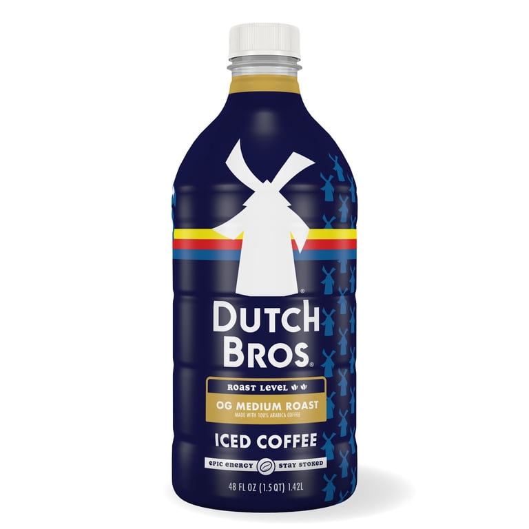 Dutch Bros® Iced Coffee, OG Medium Roast, 48 fl oz Bottle (Pack of