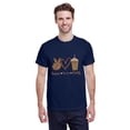 thumbnail image 1 of Dutch Brothers Coffee Peace Love Coffee Fan Graphic Unisex T-Shirt, for men & women, up to size 5XL, 1 of 3