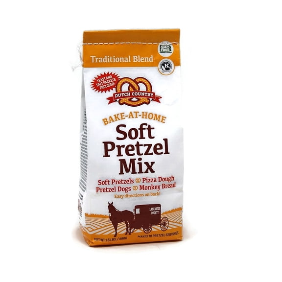 Dutch Country Soft Pretzel Mix, 1.5 Lb. Bag (Package may vary)