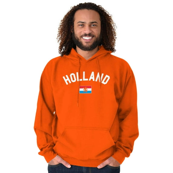 Dutch Flag Holland Soccer Fan Pride Hoodie Sweatshirt Women Men Brisco Brands S