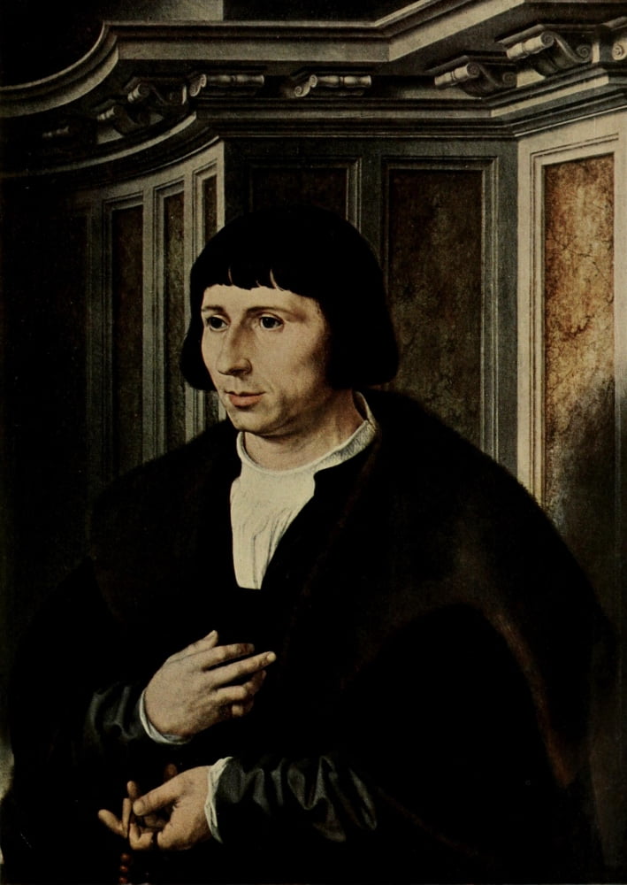 Dutch & Flemish Masterpieces Portrait of a man Canvas Art - Jan Gossaert (24 x 36)