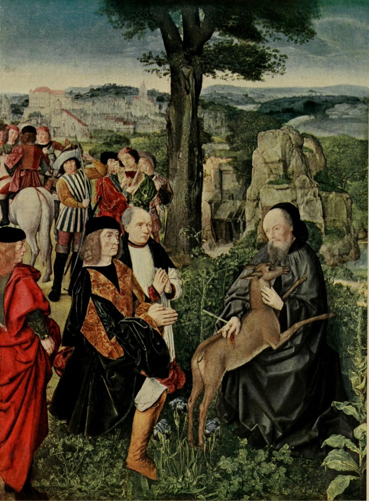 Dutch & Flemish Masterpieces The Legend of St Giles Canvas Art - Unknown (24 x 36)