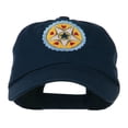thumbnail image 1 of Dutch Motif Embroidered Cap - Navy OSFM, 1 of 5