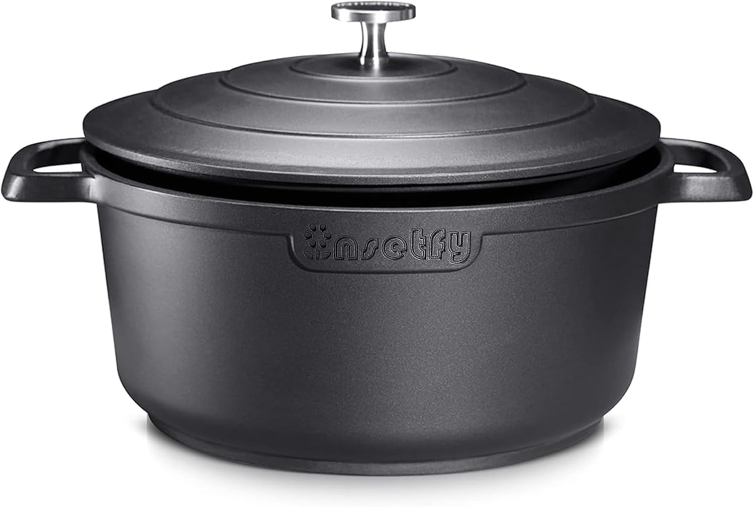 Dutch Oven Pot with Lid(7.5QT, 11"), NonStick Dutch Oven for Bread
