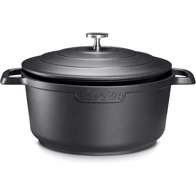 Dutch Oven Pot with Lid(7.5QT, 11"), NonStick Dutch Oven for Bread