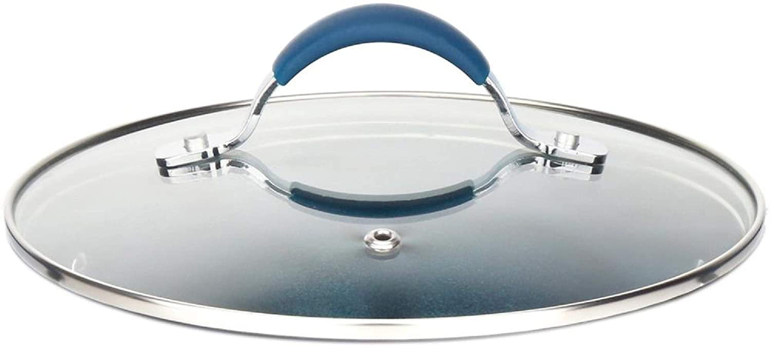 " Dutch Oven Pot Lid SeeThrough Tempered Glass Lids Works with Model