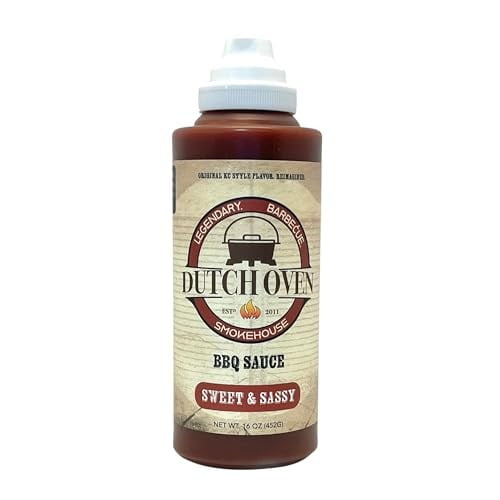 Dutch Oven Sweet & Sassy BBQ Sauce 16 oz (Pack of 6)