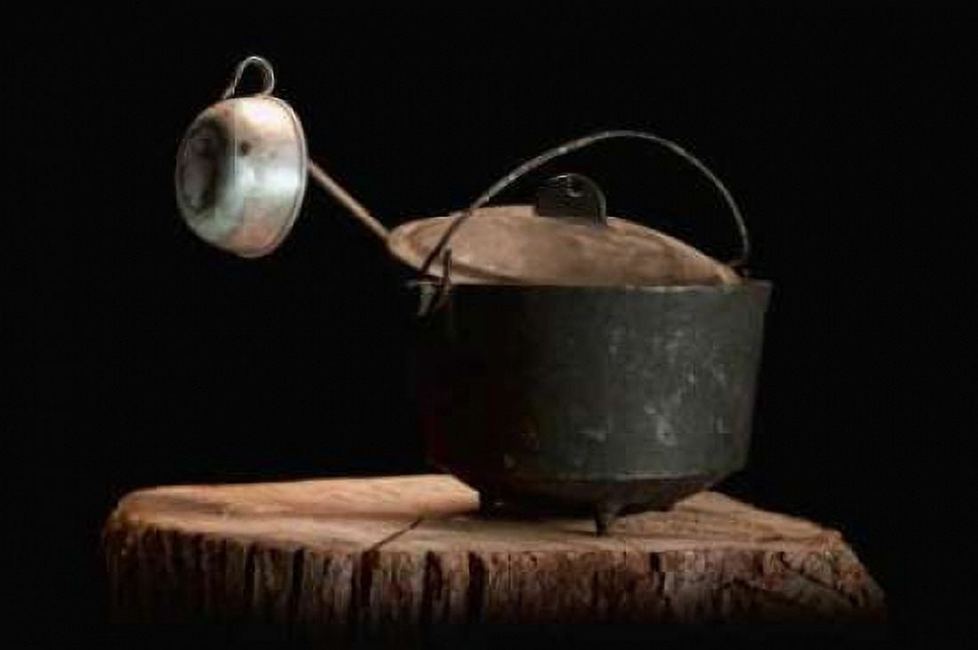 Dutch Oven with Cup Canvas Art - C Thomas McNemar (12 x 18)
