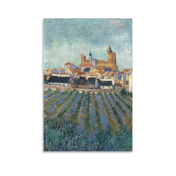 Dutch Painter Vincent Van Gogh , Portrait of The Virgin Mary. Posters Art Print Wall Photo Paint Poster Hanging Picture Family Bedroom Decor Gift 24x36inch(60x90cm)