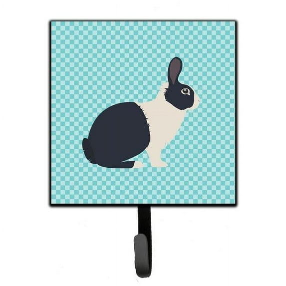 Dutch Rabbit Blue Check Leash or Key Holder
