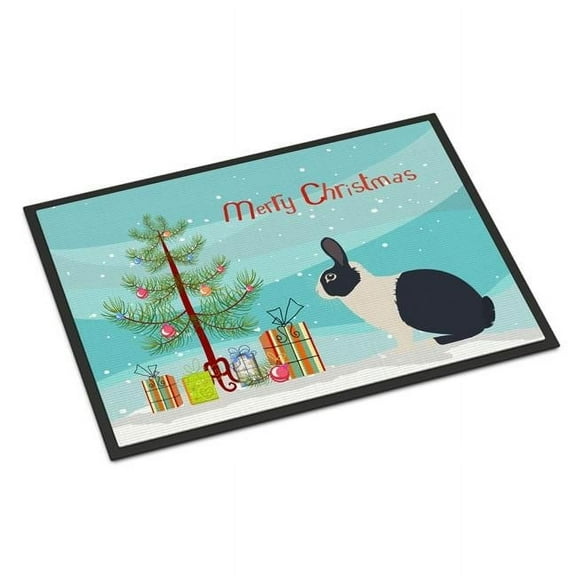 Dutch Rabbit Christmas Door Mat