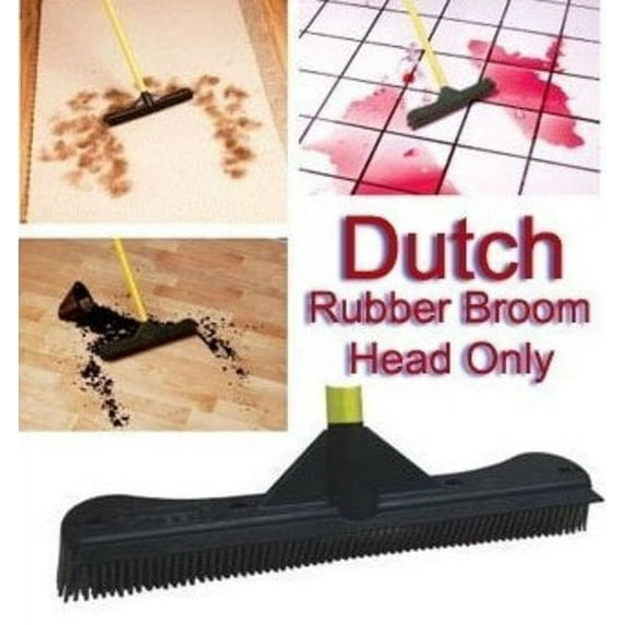 Dutch Rubber Broom 12" Head