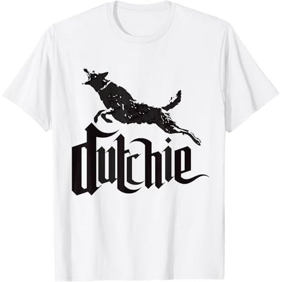 Dutch Shepherd Dog Lover Graphic Design Everyday Casual T-Shirt