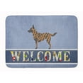 thumbnail image 1 of Dutch Shepherd Welcome Machine Washable Memory Foam Mat Blue, 1 of 4