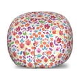 thumbnail image 1 of Dutch Storage Toy Bag Chair, Blooming Tulips Rural Country Abstract Floral Illustration Ornamental Petals Foliage, Stuffed Animal Organizer Washable Bag, Large Size, Multicolor, by Ambesonne, 1 of 3