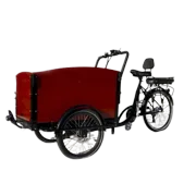 Dutch-Style Electric Cargo Tricycle | Classic E-Trike with 350 lbs Capacity for Family Adventures | Pedal Assist & Throttle Modes