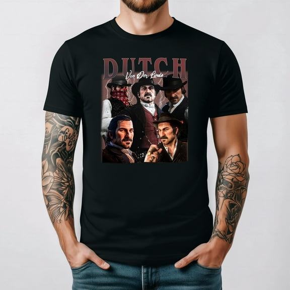 Dutch Van Der Linde Red Dead Redemption 2 T-shirt up to size 5XL