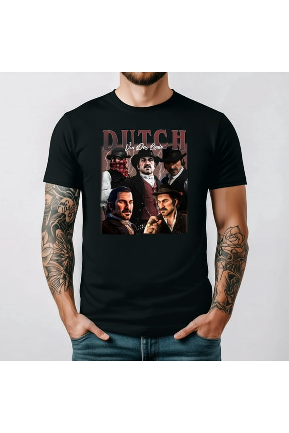Dutch Van Der Linde Red Dead Redemption 2 T-shirt up to size 5XL