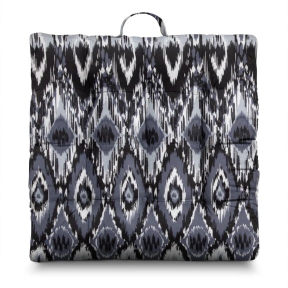 Dutch Velvet Meditation Pillow, Boho Floor Cushion, Meditation Pillows for Sitting on Floor, Square Cushion for Yoga and Meditation, 22'' x 22''