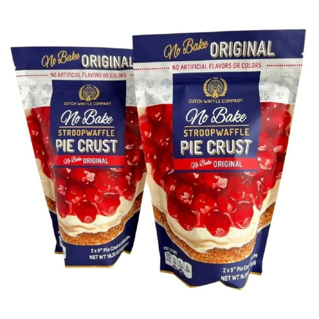 Dutch Waffle Company No Bake Stroopwafel Pie Crust, (2) 1 lb. Pouches