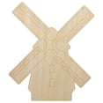 thumbnail image 1 of Dutch Windmill Wood Shape Unfinished Piece Cutout Craft DIY Projects - 6.25 Inch Size - 1/8 Inch Thick, 1 of 7