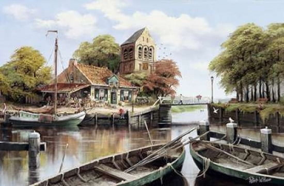 Dutch waterhouse Canvas Art - Reint Withaar (24 x 36)