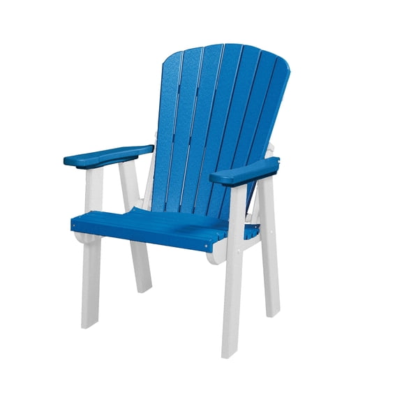 DutchCrafters Plastic Poly Adirondack Outdoor Patio Chair with Slat Fan Back - Amish Made in USA&nbsp;