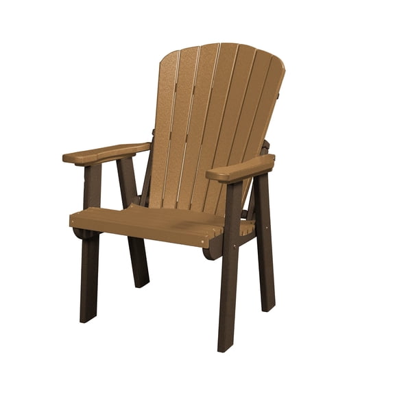 DutchCrafters Plastic Poly Adirondack Outdoor Patio Chair with Slat Fan Back - Amish Made in USA&nbsp;