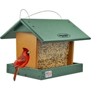 DutchCrafters Poly Hanging Hopper Bird Feeder, Large Hanging Bird Feeder for Outside, Outdoors - Amish American Made