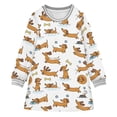 thumbnail image 1 of Dutchshunds Dog Girls'long-sleeved dress Thickened A-dress Warm Dress Basic Shirt Party Dresses, 1 of 2