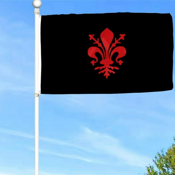 Dutern Arms of Florence City Flag Banner 3 Ply with Brass Grommets 3x5 Feet