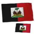 thumbnail image 1 of Dutern Double Sided Haiti 1964-1986 , Based on Image of Haiti Flag Banner 3 Ply with Brass Grommets 3x5 Feet, 1 of 4