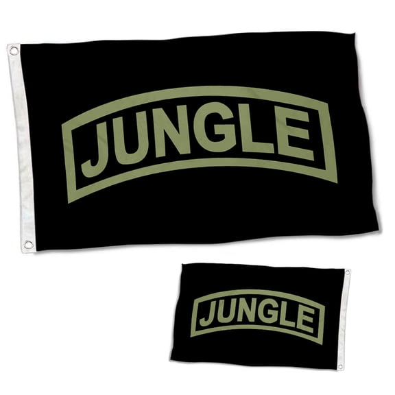 Dutern Double Sided Rekksis Army Special Tab Jungle Flag Banner 3 Ply with Brass Grommets 3x5 Feet